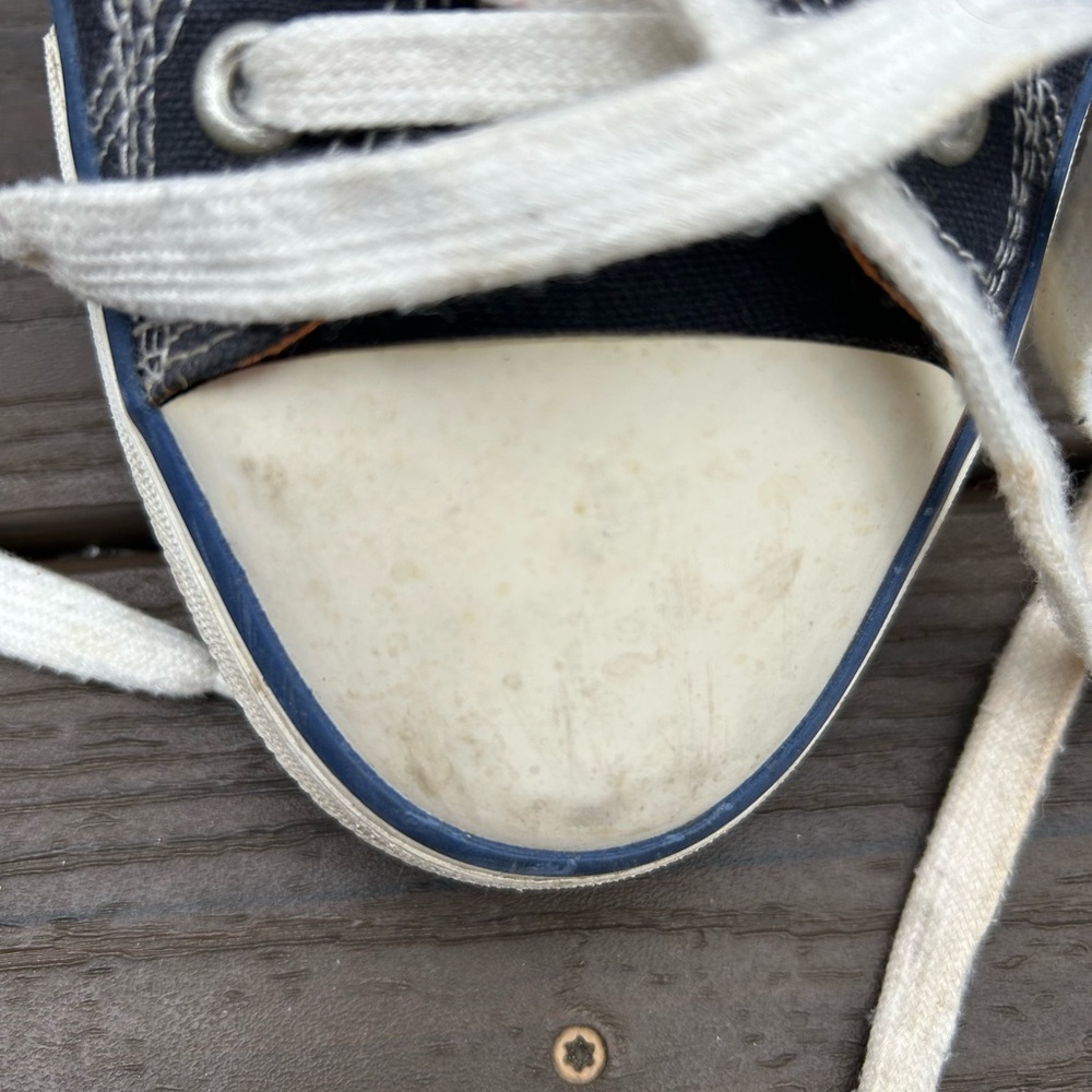 Superdry High-Top Sneakers - Navy Blue and Orange - Picture 5 of 8